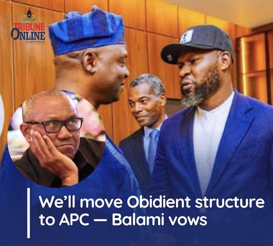 We’ll move Obidient structure to APC — Balami vows
Balami has announced plans to collapse and move...