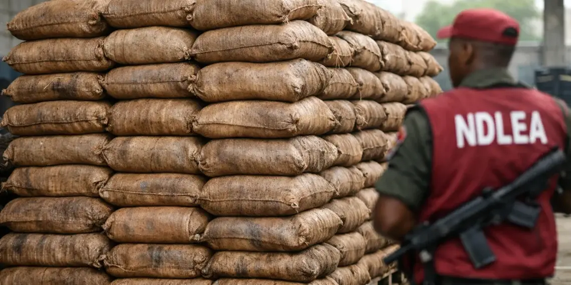 NDLEA Crackdown: 125 Bags of Cannabis Intercepted in Major Edo State Operation https://naira.blog/n...