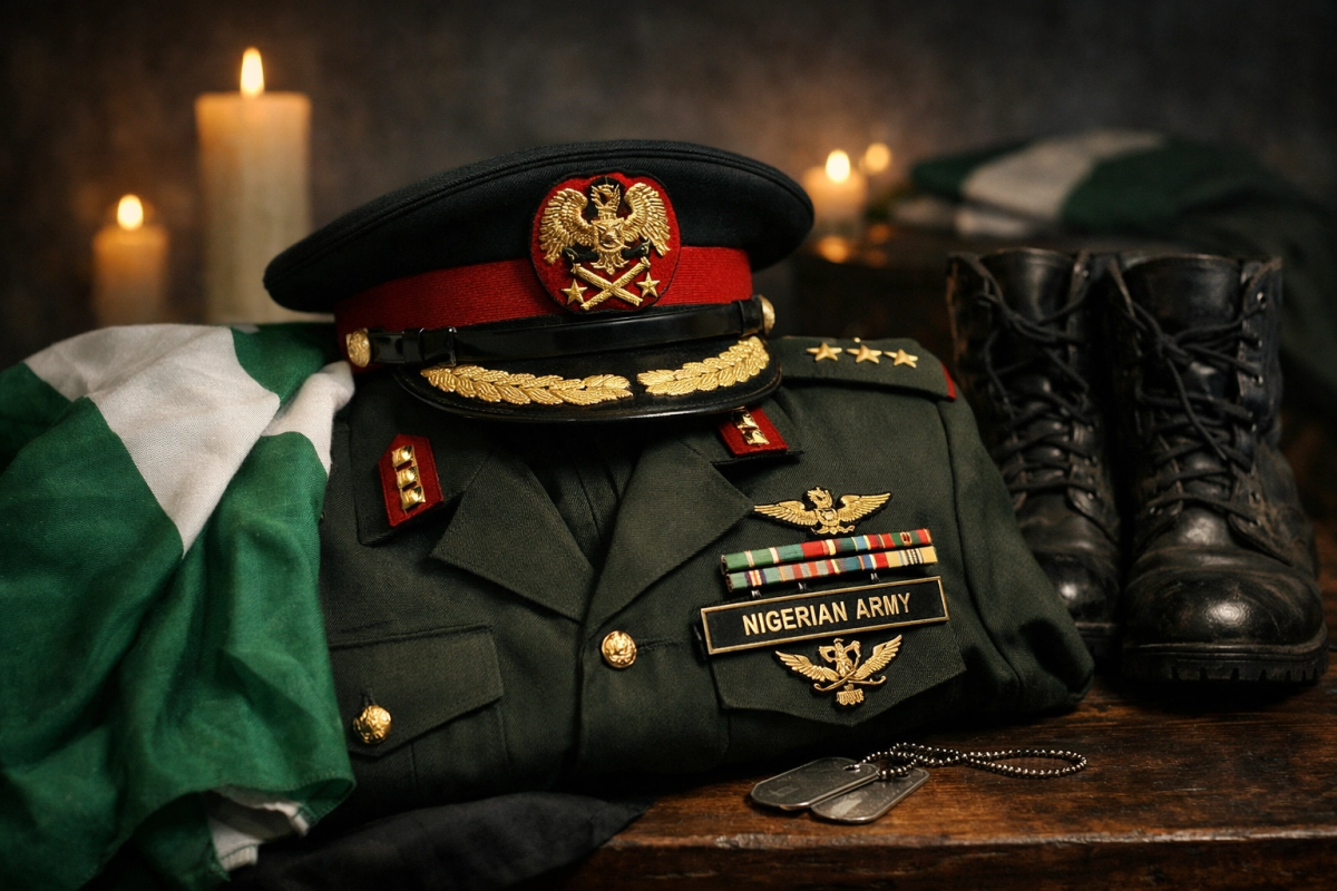 Nigerian Army Brigadier General Killed in Terrorist Ambush, Nation Mourns https://naira.blog/nigeria...