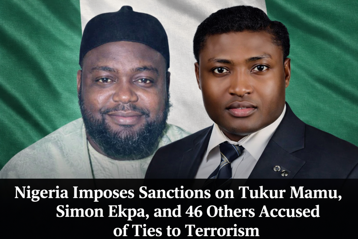 Nigeria Sanctions Tukur Mamu, Simon Ekpa, 46 Others for Terror Ties https://naira.blog/unmasking-the...