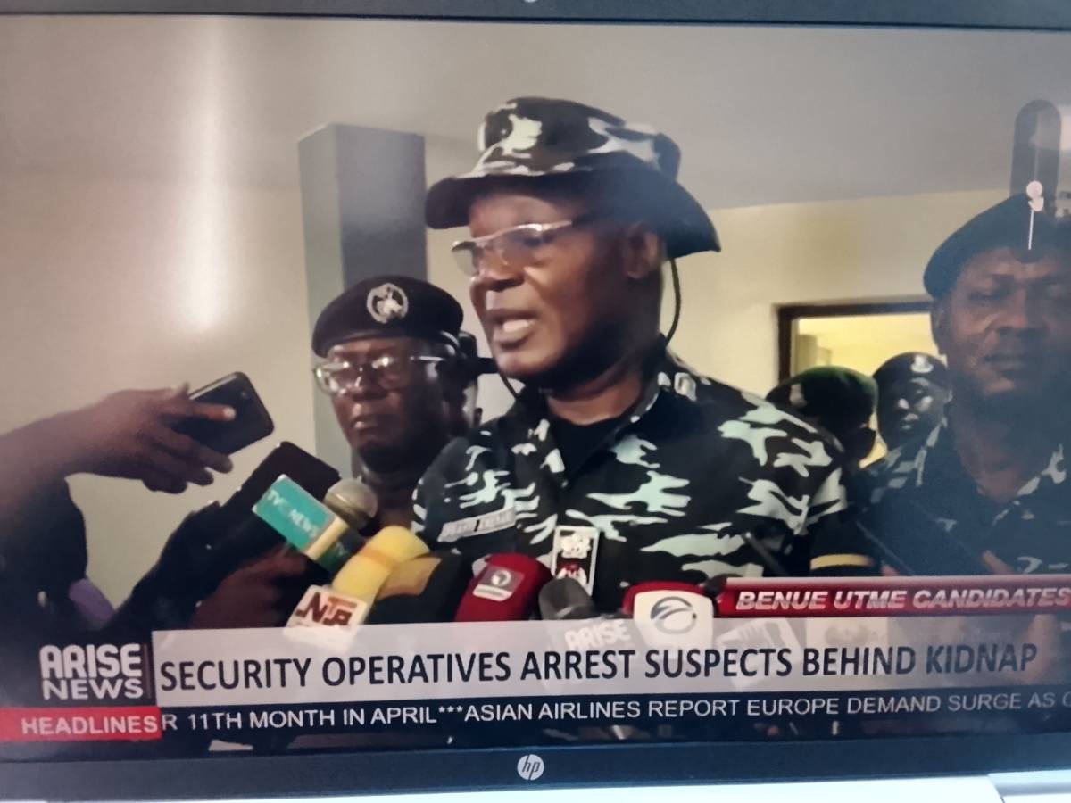 Dear Benue State police command, we applaud your efforts in rescuing the UTME Candidates kidnapped v...