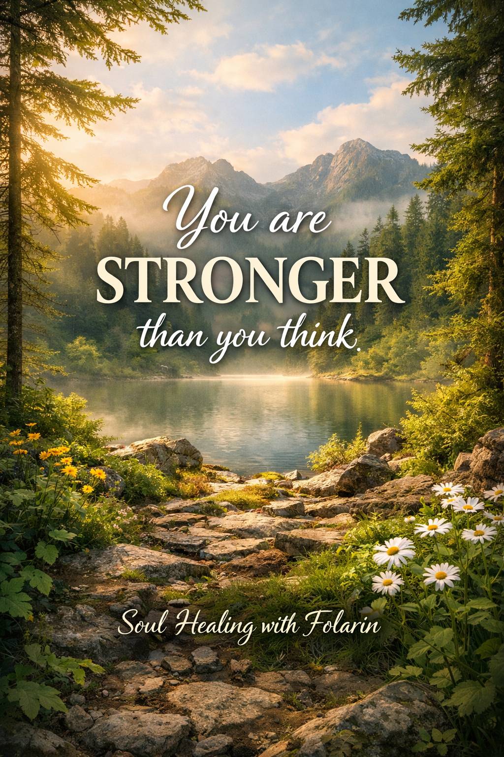 YOU'RE STRONGER THAN YOU THINK
Sometimes you feel tired.
Sometimes you feel like giving up.
Someti...