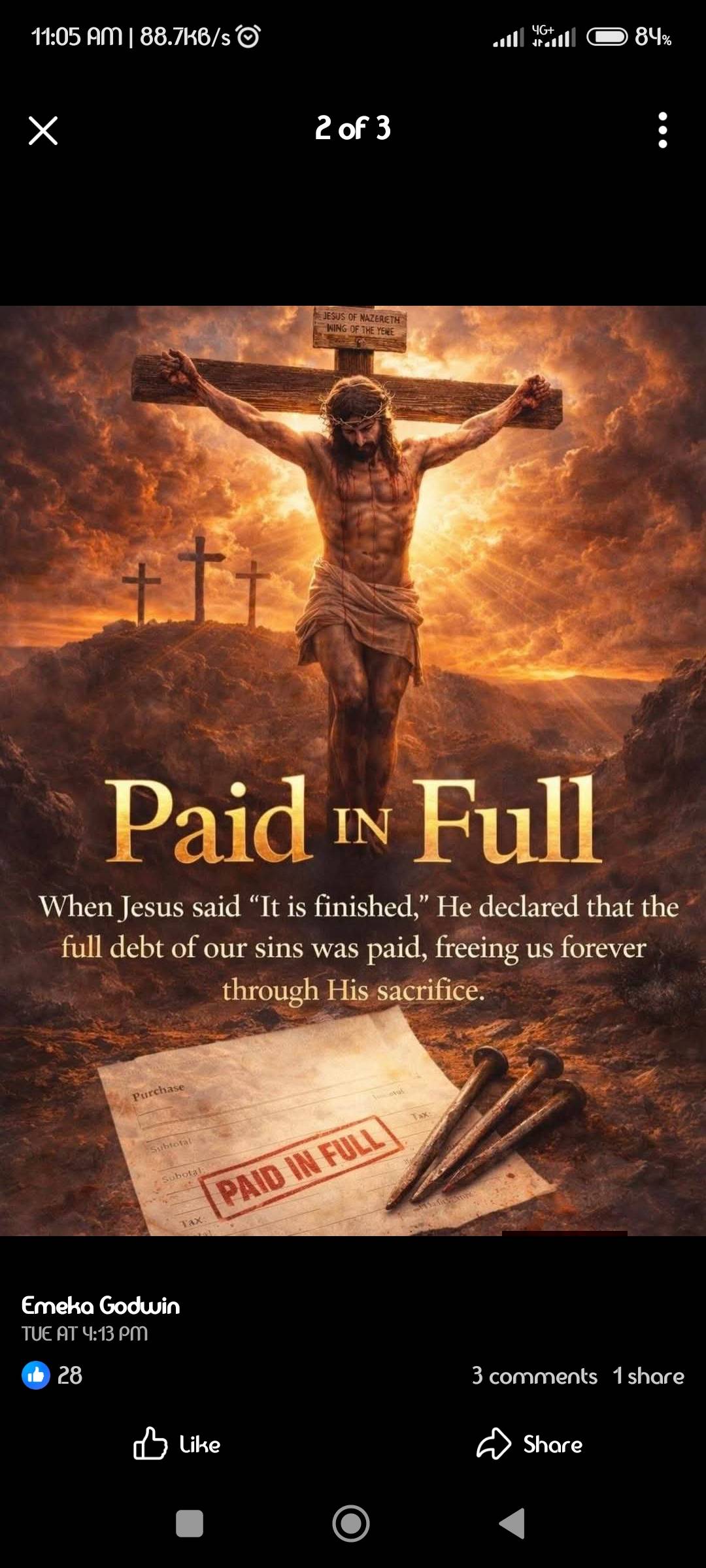 Who ever the son of God sets free is free indeed