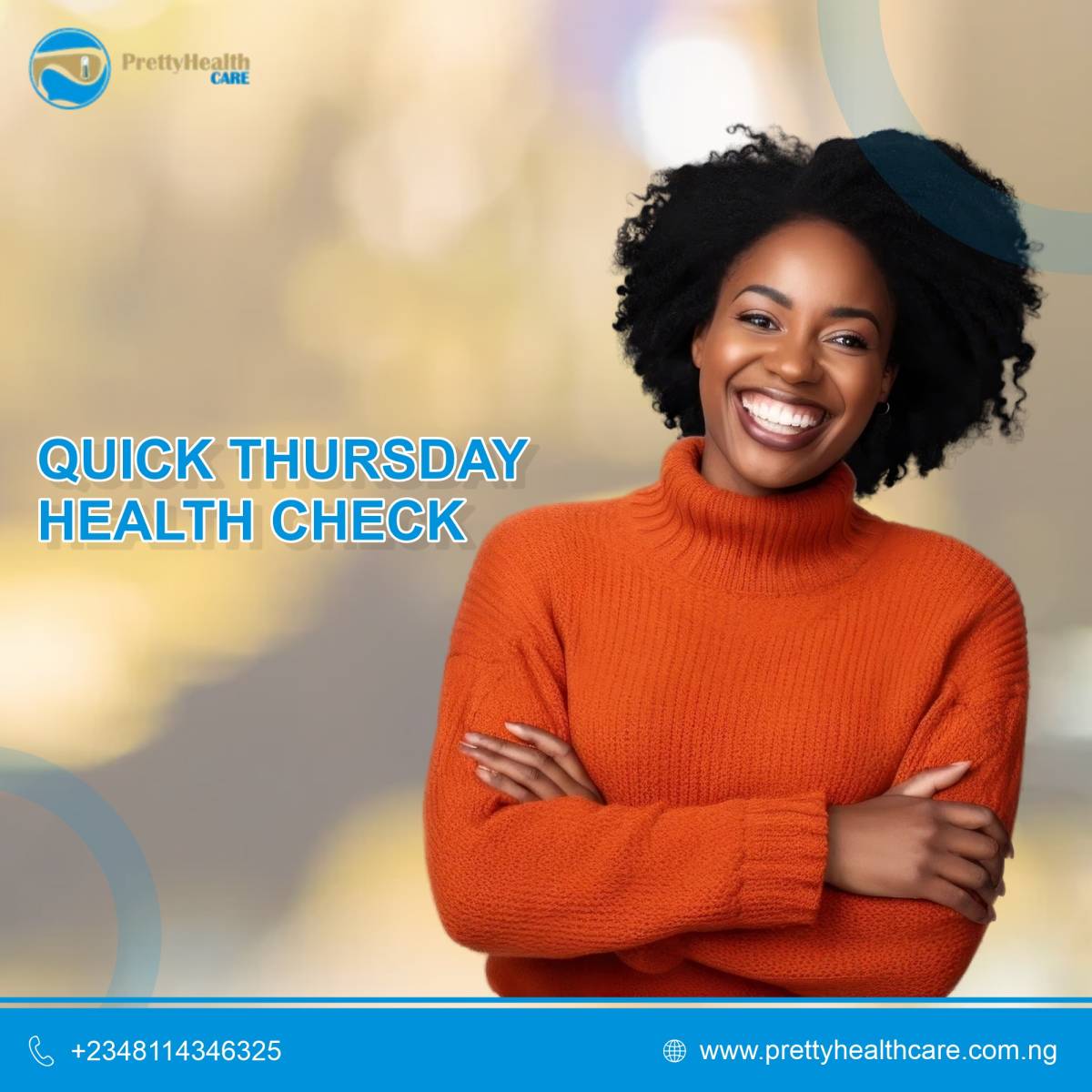 Let’s do a quick check 👇
When last did you:
A. Check your blood pressure
B. Do a full blood test...