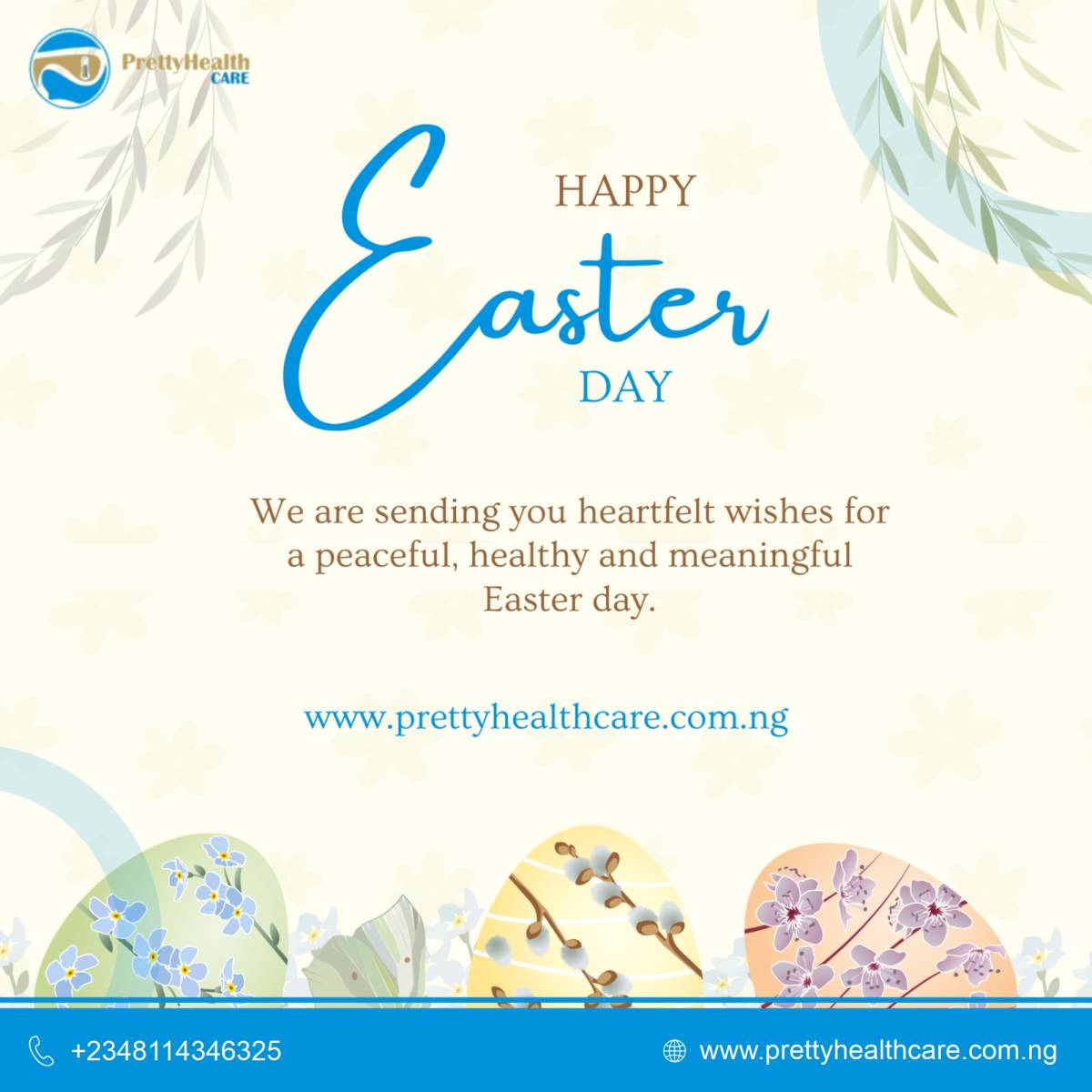 Happy Easter Day from the entire Pretty Health Care Team.

#prettyhealthcare #happyeaster