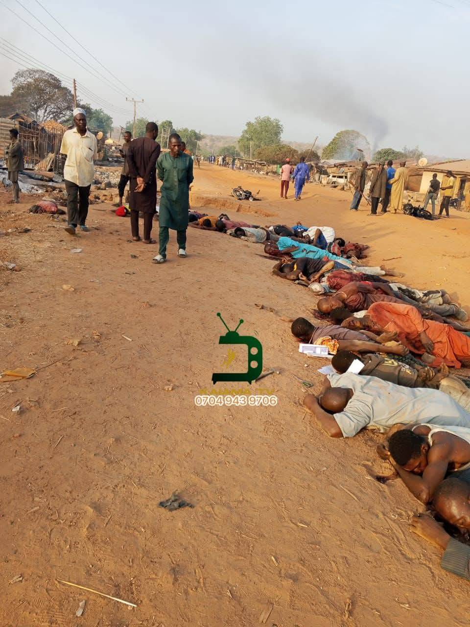 More than 100 Nigerians have reportedly been killed in a brutal terrorist attack, as survivors say t...