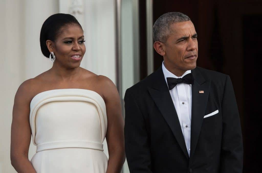 President Trump has deleted a controversial video that depicted former President Barack Obama and Mi...