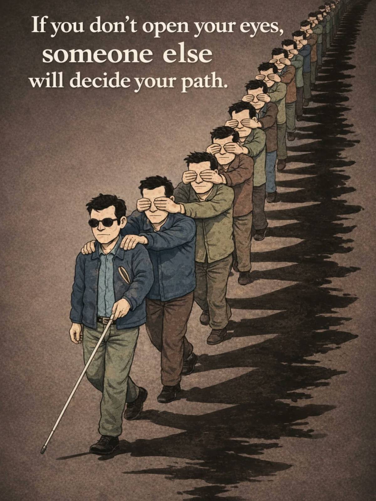 Your path should be decided by your vision, not by someone else’s control. Stay awake, stay aware, a...