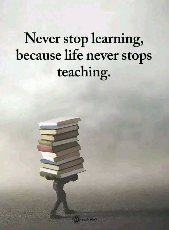 Every day brings a lesson, some gentle, some tough, some hidden in failure, others wrapped in succes...