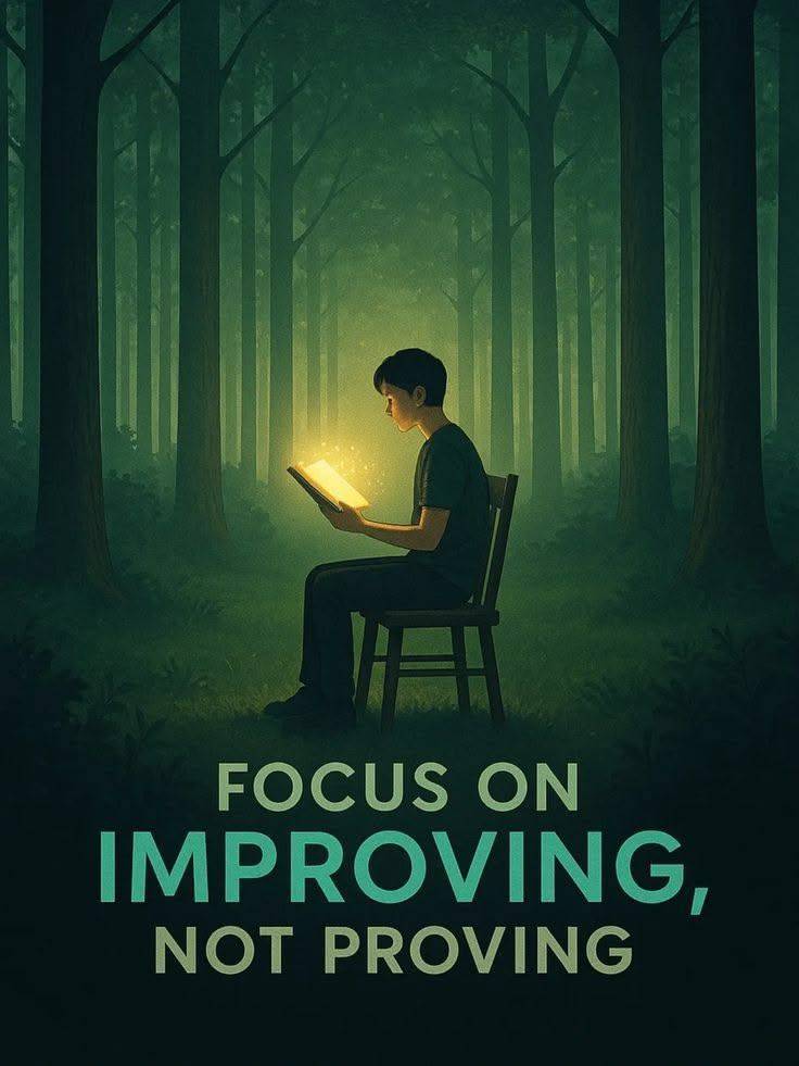 You don’t need to impress anyone just get better every day. Real growth is quiet, consistent, and pe...