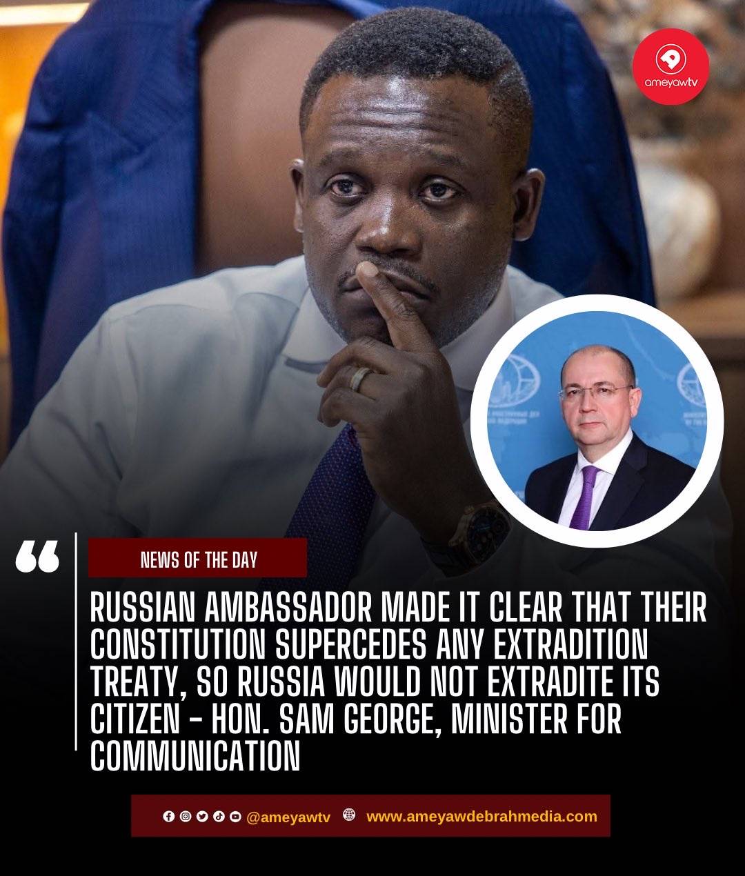That Russian guy who filmed Ghanaian and Kenyan girls really seems to have gotten away with it. ๐ข