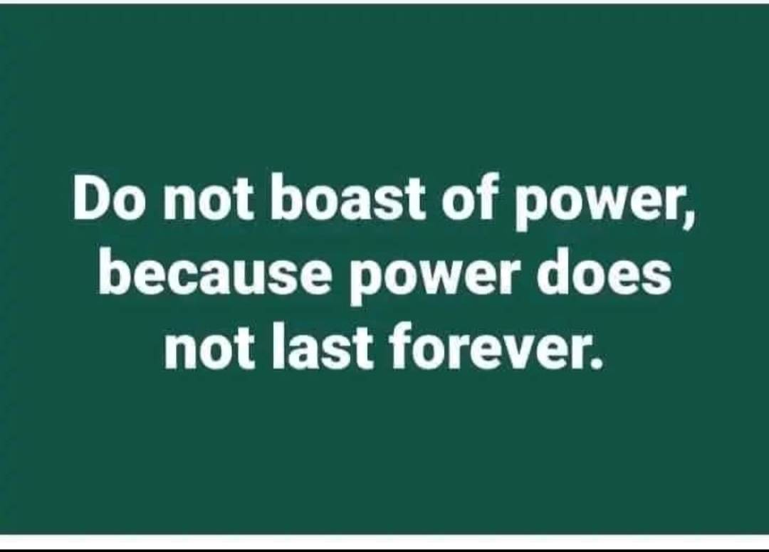 Nothing  lasts forever