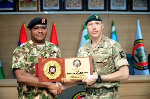 UK, Germany defence attachés visit OPHK HQ in Maiduguri, reaffirm support for Nigeria's counter-terr...