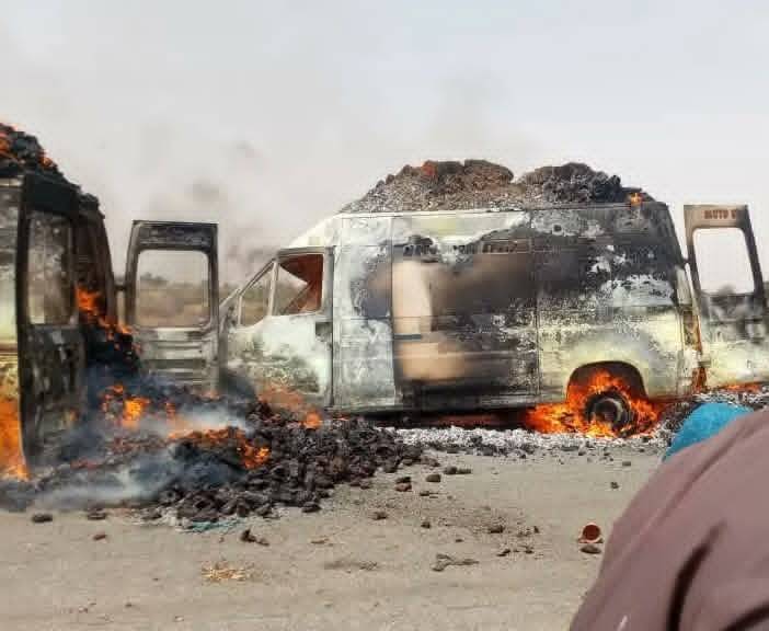 Boko Haram/ISWAP terrorists have intercepted and set ablaze three trucks loaded with fish at Mile-fo...