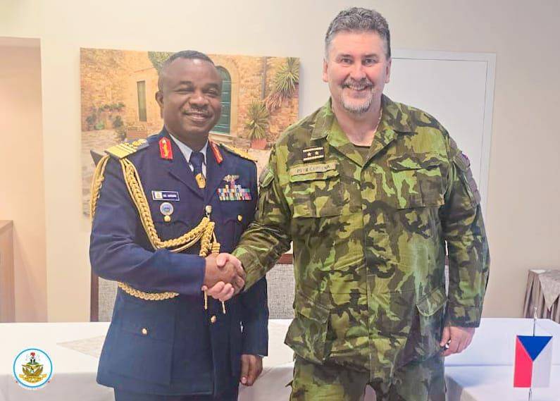 🇳🇬🇨🇿 CAS Air Marshal Aneke visited the Czech Republic Feb 23–24, advancing NAF modernisation through...