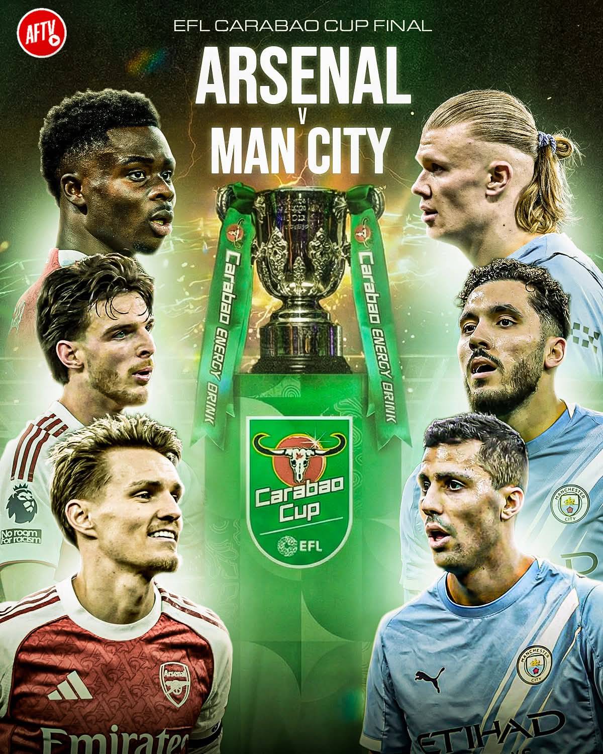 Our opponent in the Carabao Cup final confirmed: ๐๐๐ง๐๐ก๐๐ฌ๐ญ๐๐ซ ๐๐ข๐ญ๐ฒ! โ
๏ธ
๐๐๐ญโ๐ฌ ๐ ๐จ ๐๐ง๐ ๐ฐ๐ข๐ง ๐จ๐ฎ๐ซ ๐๐ข๐ซ๐ฌ๐ญ ๐ญ๐ซ...