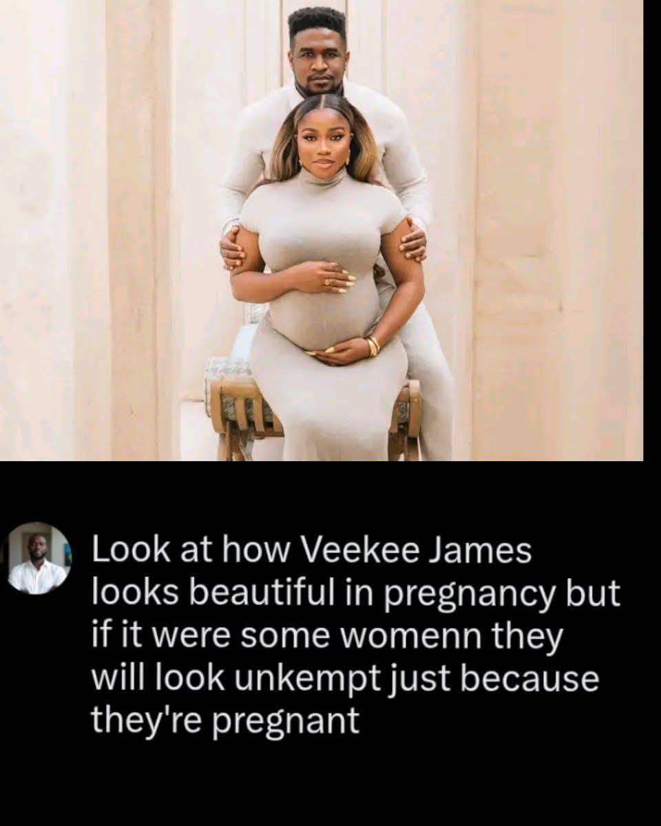 I don't understand how some people think.
The pictures Veekee James has been posting are taken afte...