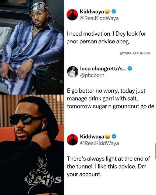 Dm your account" – Billionaire's son Kiddwaya tells an X-user for giving him "a p00r person advice"