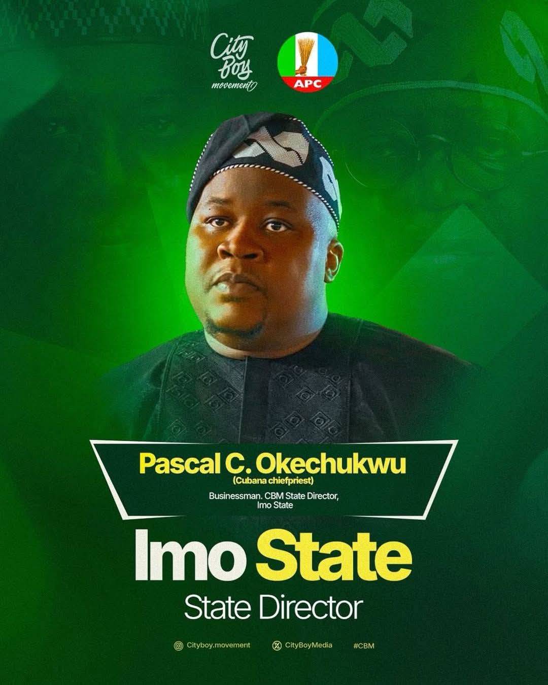 Cityboy Movement appoints Pascal C. Okechukwu