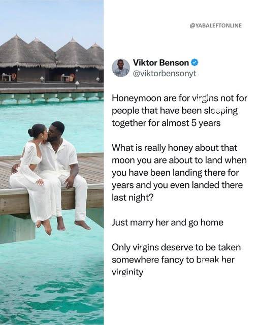 Honeymoon are for v!rg!ns.. what is really honey about that moon ..when you have been landing there...