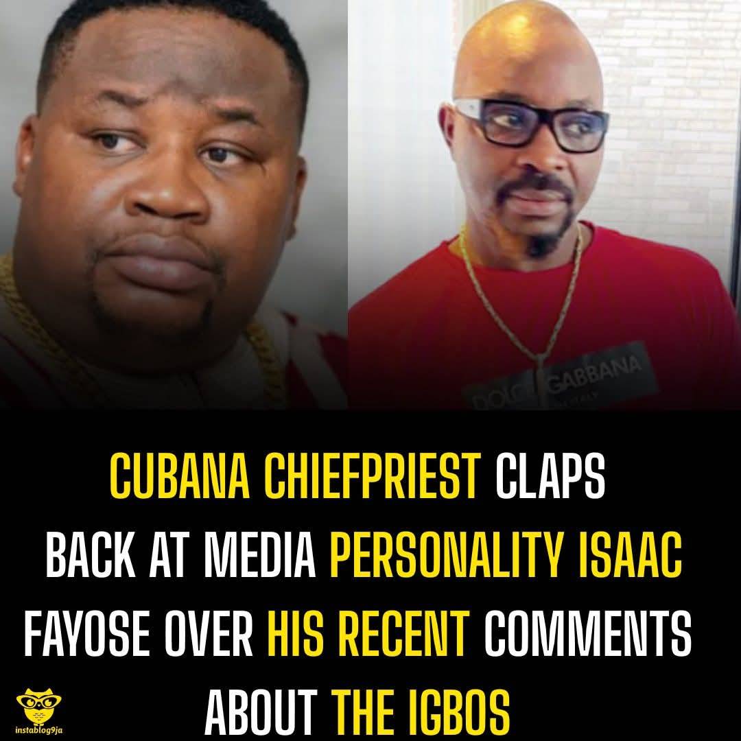 Cubana Chiefpriest Claps Back at Media Personality Isaac Fayose Over His Recent Comments About the I...