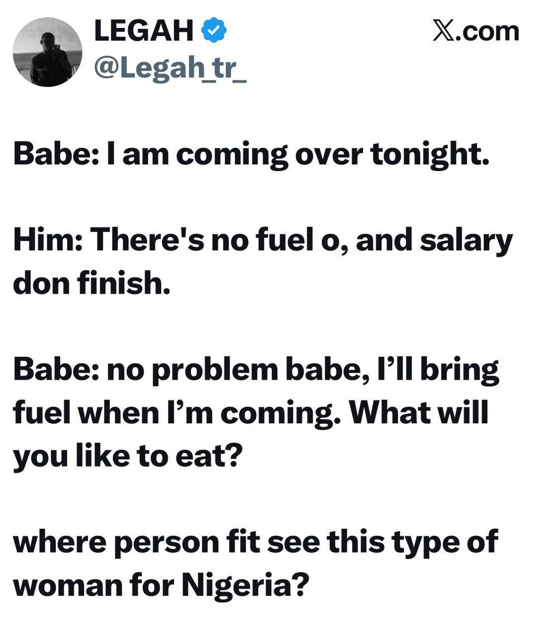 Do such women still exist in Naija?