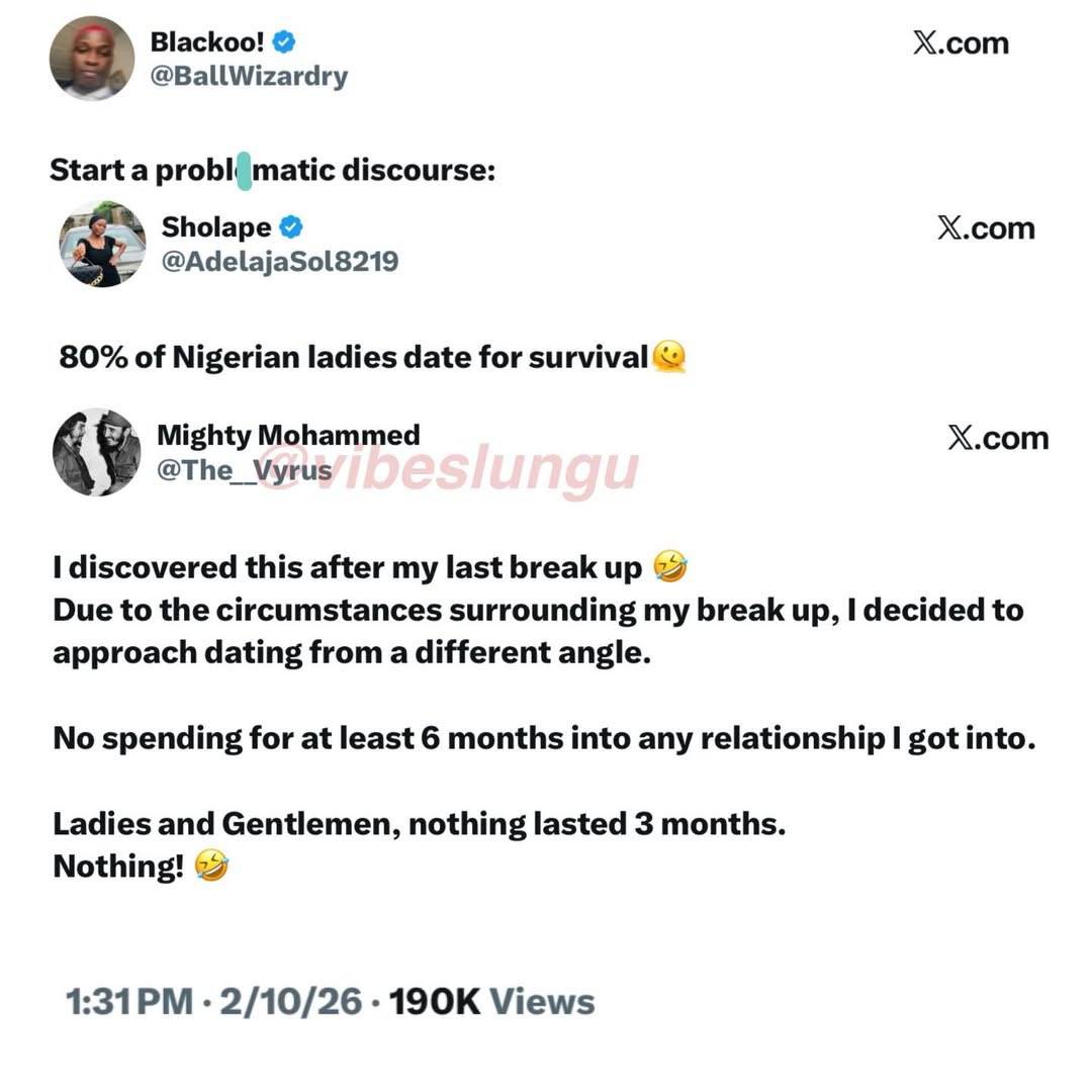 No spending for 6 months” experiment ended in 3 months every time 😭😂
He says once the money stop...