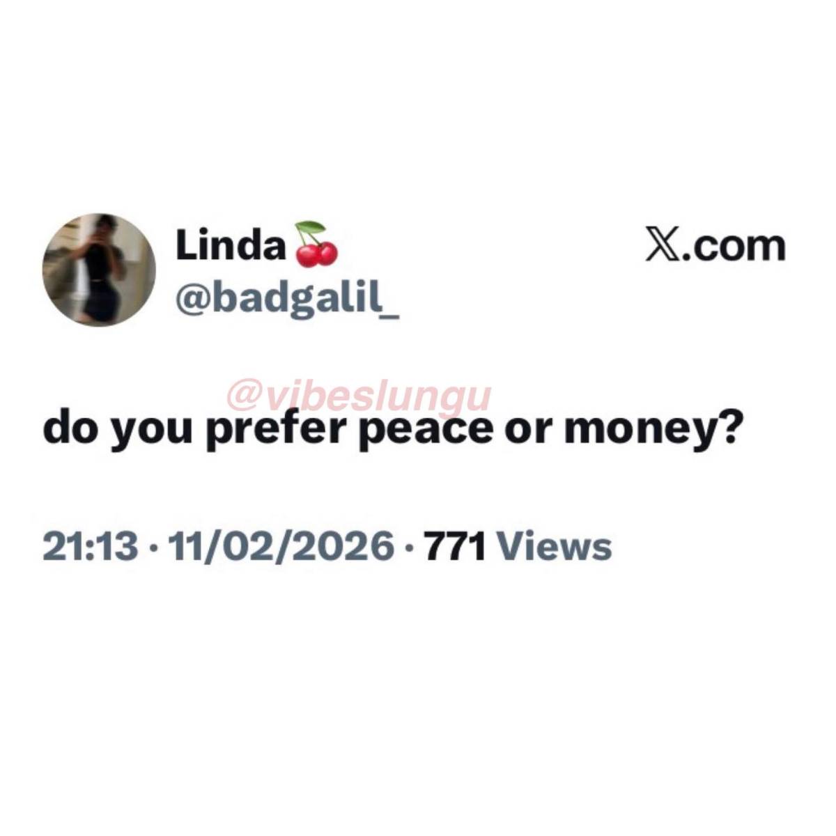 Peace or money? 👀💸

Be honest… which one are you choosing and why? 👇🏾🔥

No “both” allowed 😭 pi...