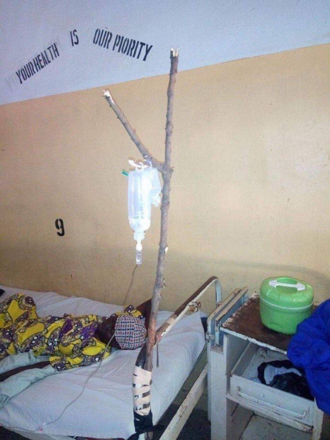 This is a hospital in Nigeria.
I hope this post gets to the government and someone does the right th...