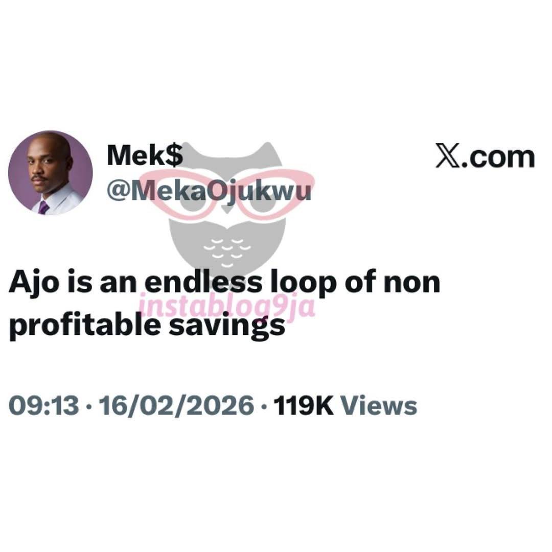 Businessman Ojukwu drops an unfiltered opinion on “Ajo” saving culture