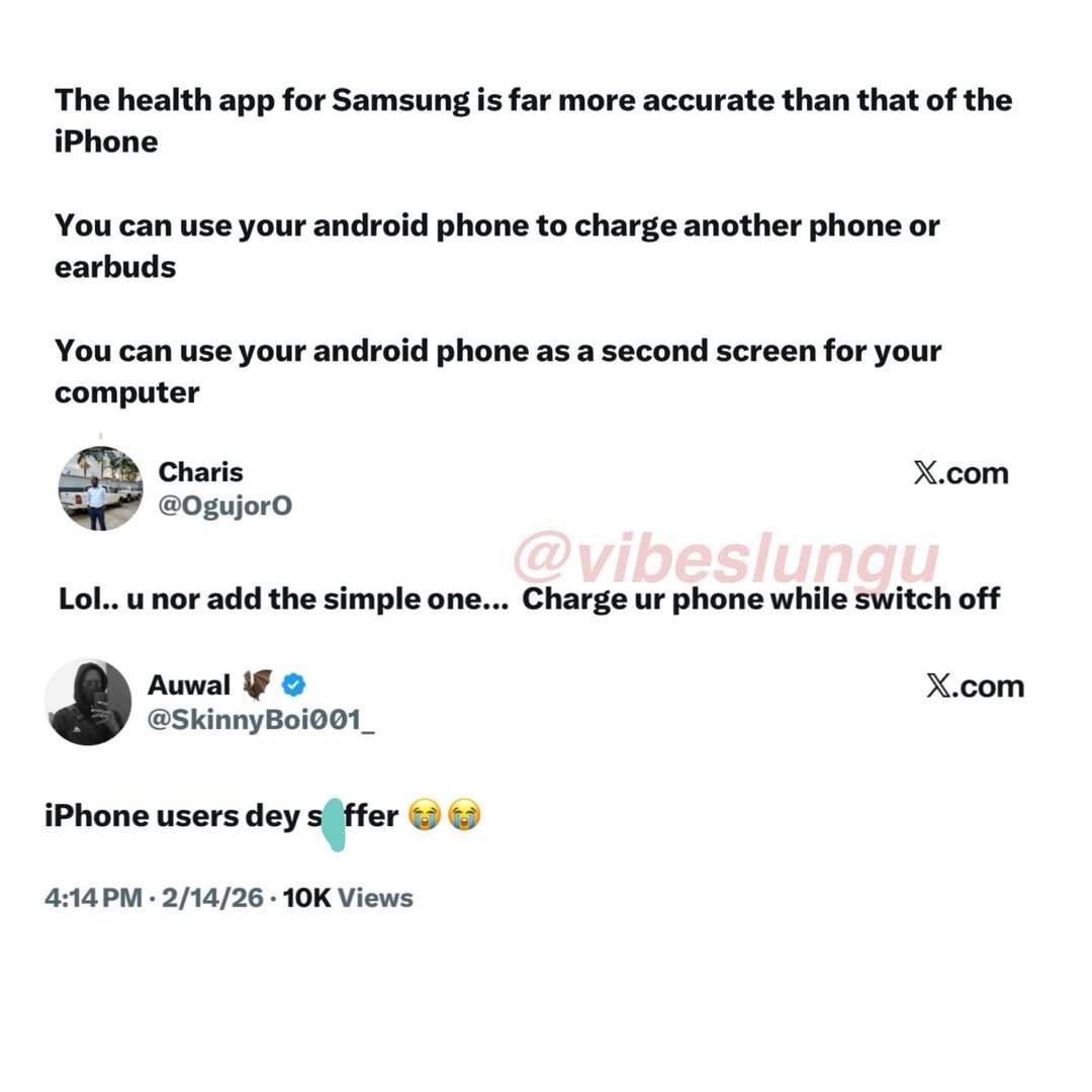Iphone users can’t come back from this, no? 📱