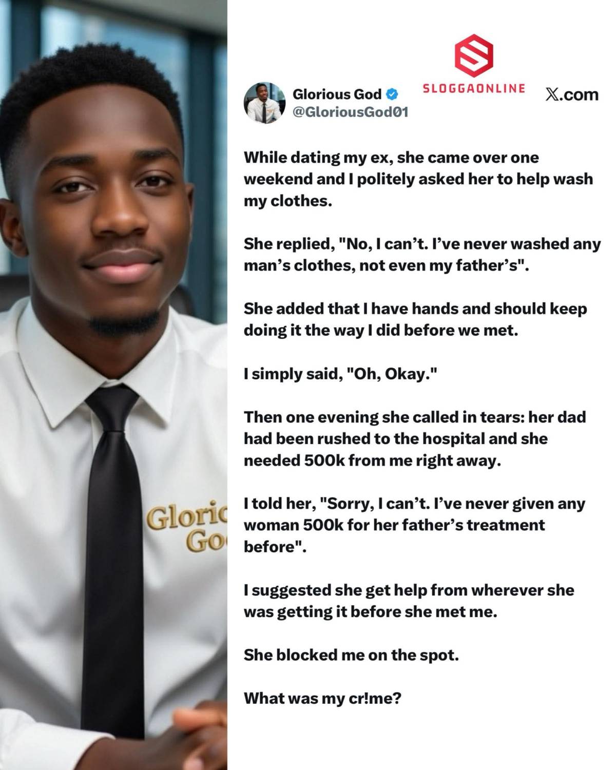 “I’ve Never Washed a Man’s Clothes — So I’ve Never Given a Woman ₦500k Either” — A man has sparked d...