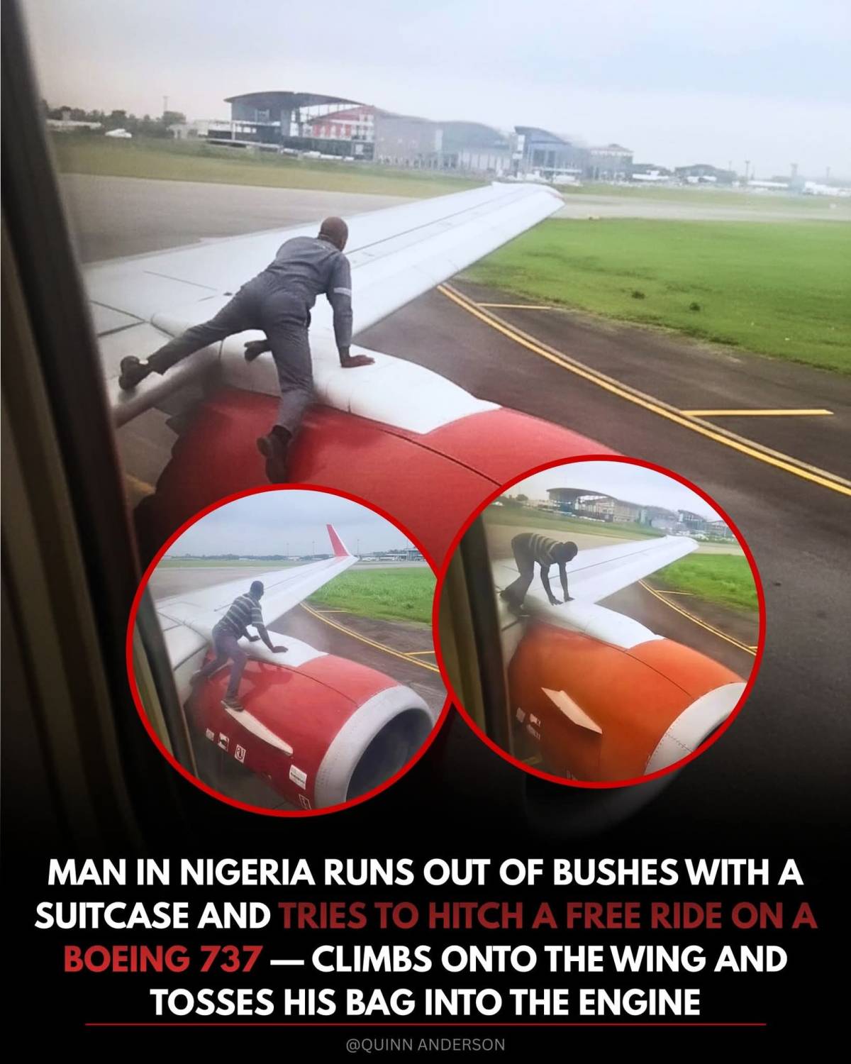 In 2019, an Azman Air Boeing 737 was taxiing from the gate at Murtala Muhammed International Airport...