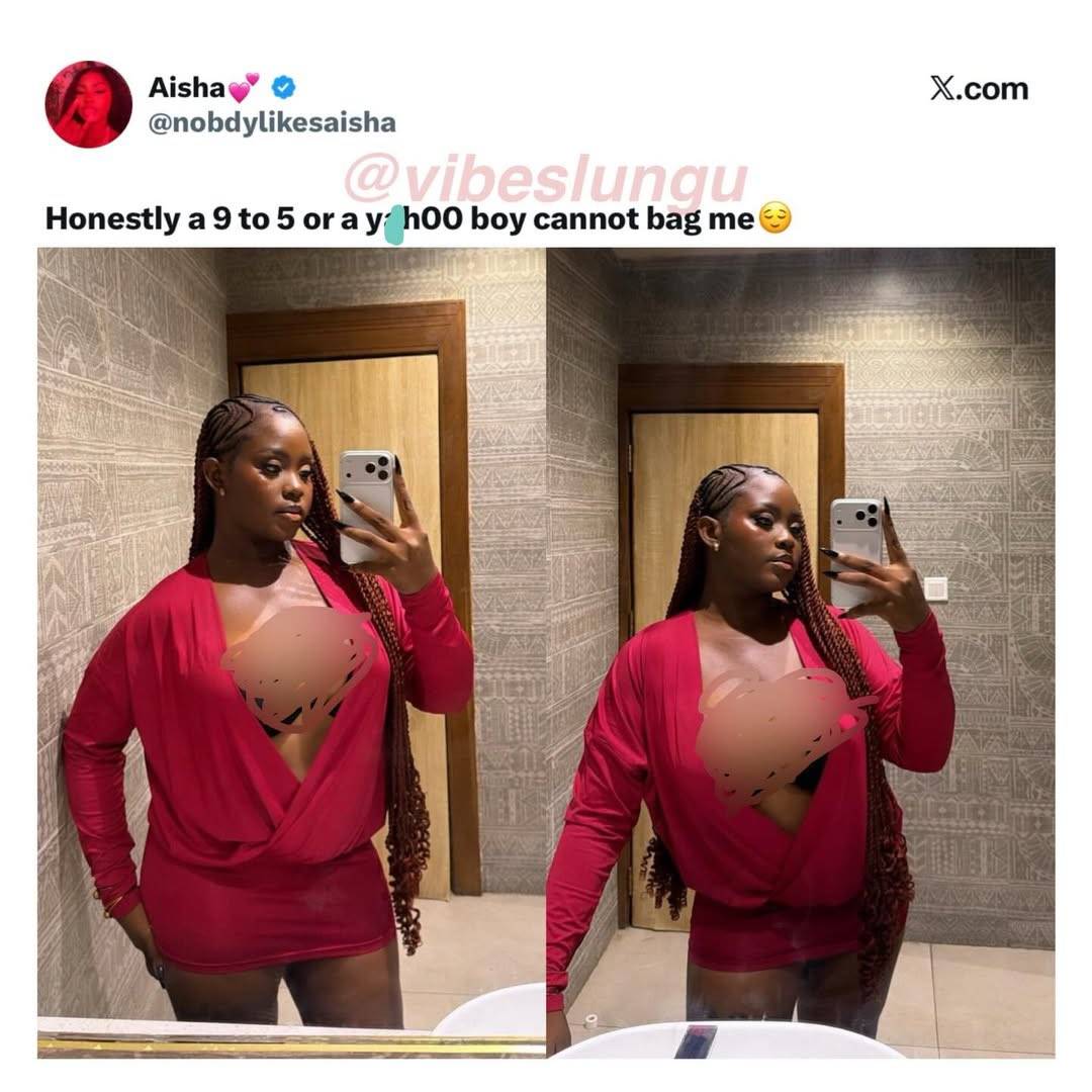 From “9–5 boys can’t bag me” to “borrow me 5M before I lose my studio” real quick 😭💸 [Swipe]

Soci...