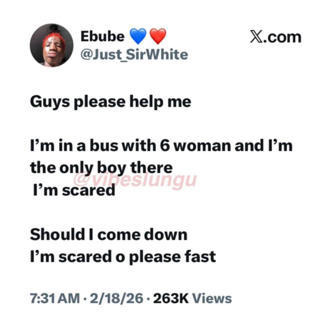 Man enters “Women’s Conference on Wheels” and suddenly develops fear of the unknown 😭😂
Bro said...