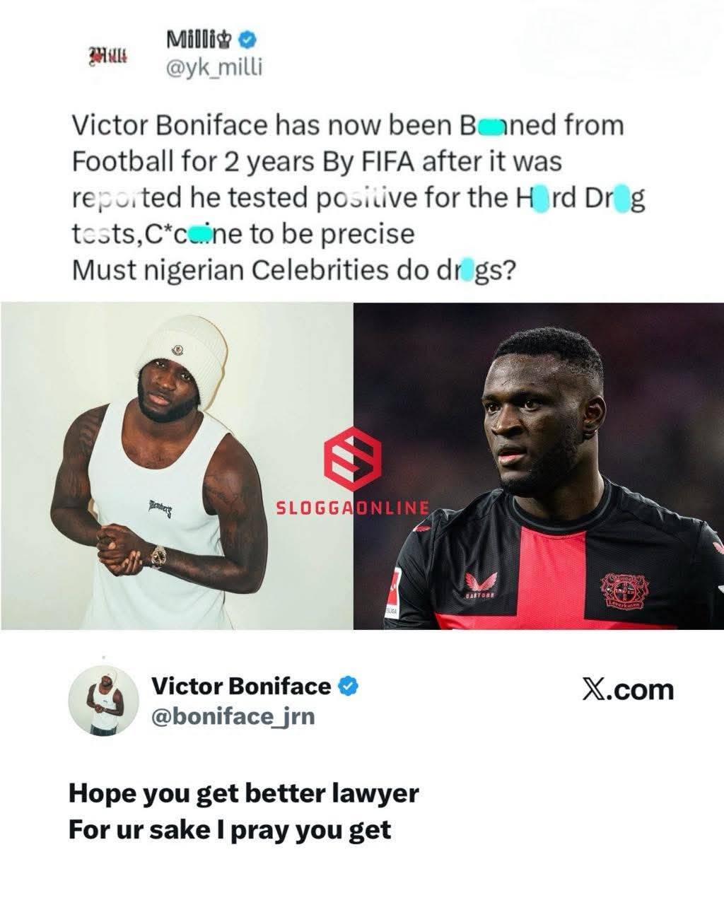 “Hope You Get a Better Lawyer” — Victor Boniface Reacts to FIFA B@n Rumors
Victor Boniface responde...