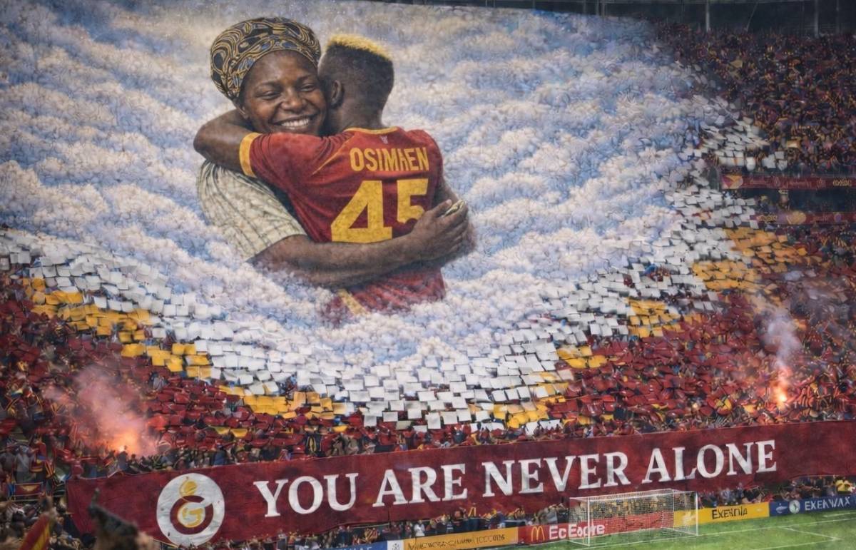 Galatasaray is a dangerous club.
Organising a choreography to honour Osimhen’s late mother is a dan...