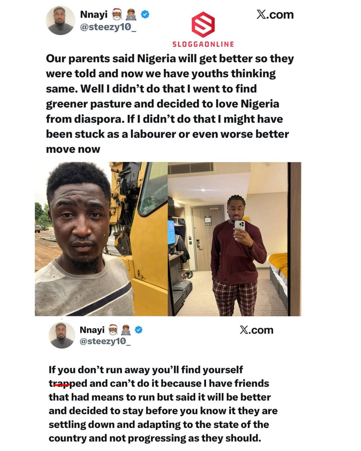 “I Chose to Love Nigeria From the Diaspora” — Man Sparks Relocation Debate
A man has stirred conver...