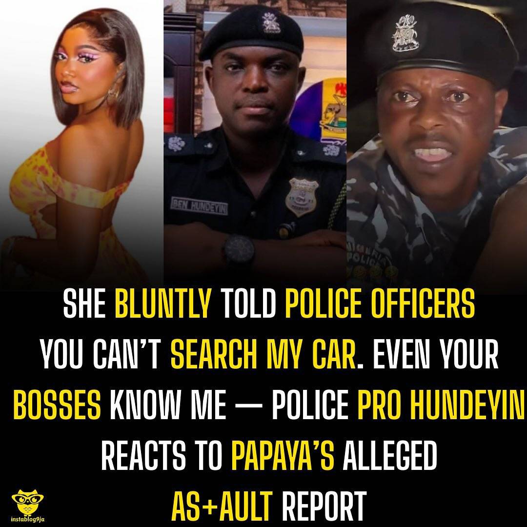 She bluntly told police officers you can’t search my car. Even your bosses know me— Police PRO Hunde...