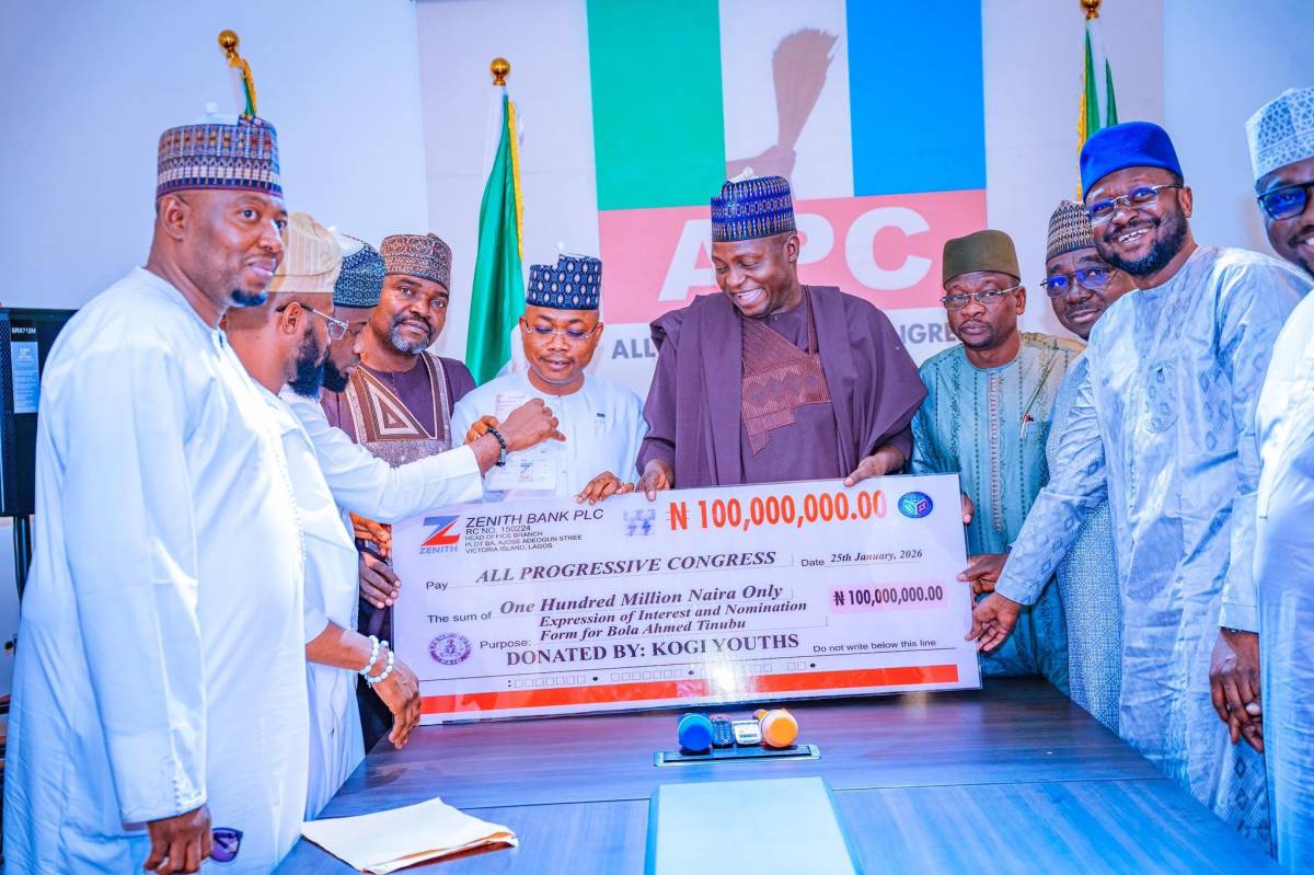 Kogi Youths Donate ₦100 Million for President Tinubu’s APC Nomination Form.