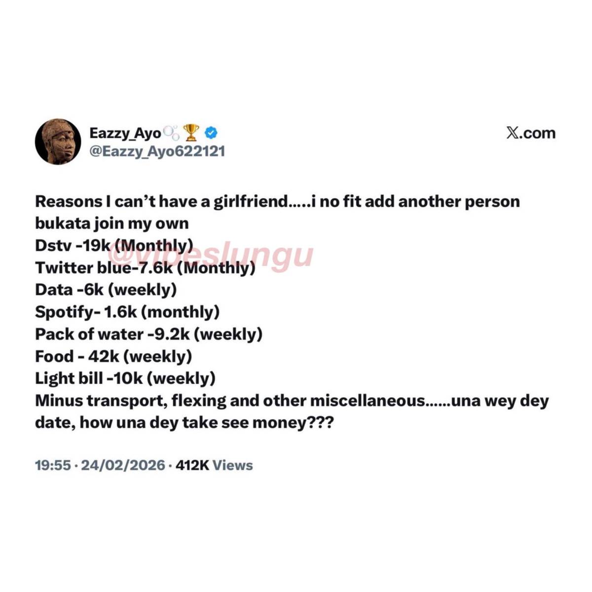 Dating in This Economy, Netizen Lists His Bills and Asks How People Are Coping ๐ค๐ธ