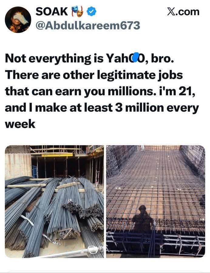 At 21, you make over N3m weekly from selling construction materials. But how was the capital raised?...