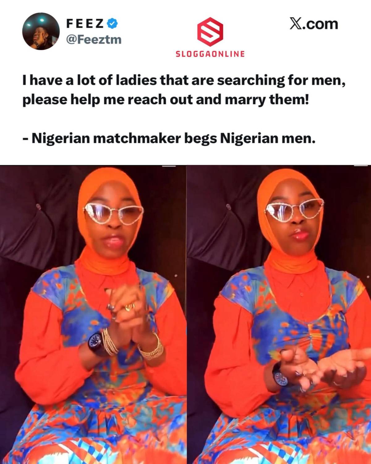 “Please Come and Marry Them” — Nigerian Matchmaker Appeals to Men 😂💍
A Nigerian matchmaker has sp...