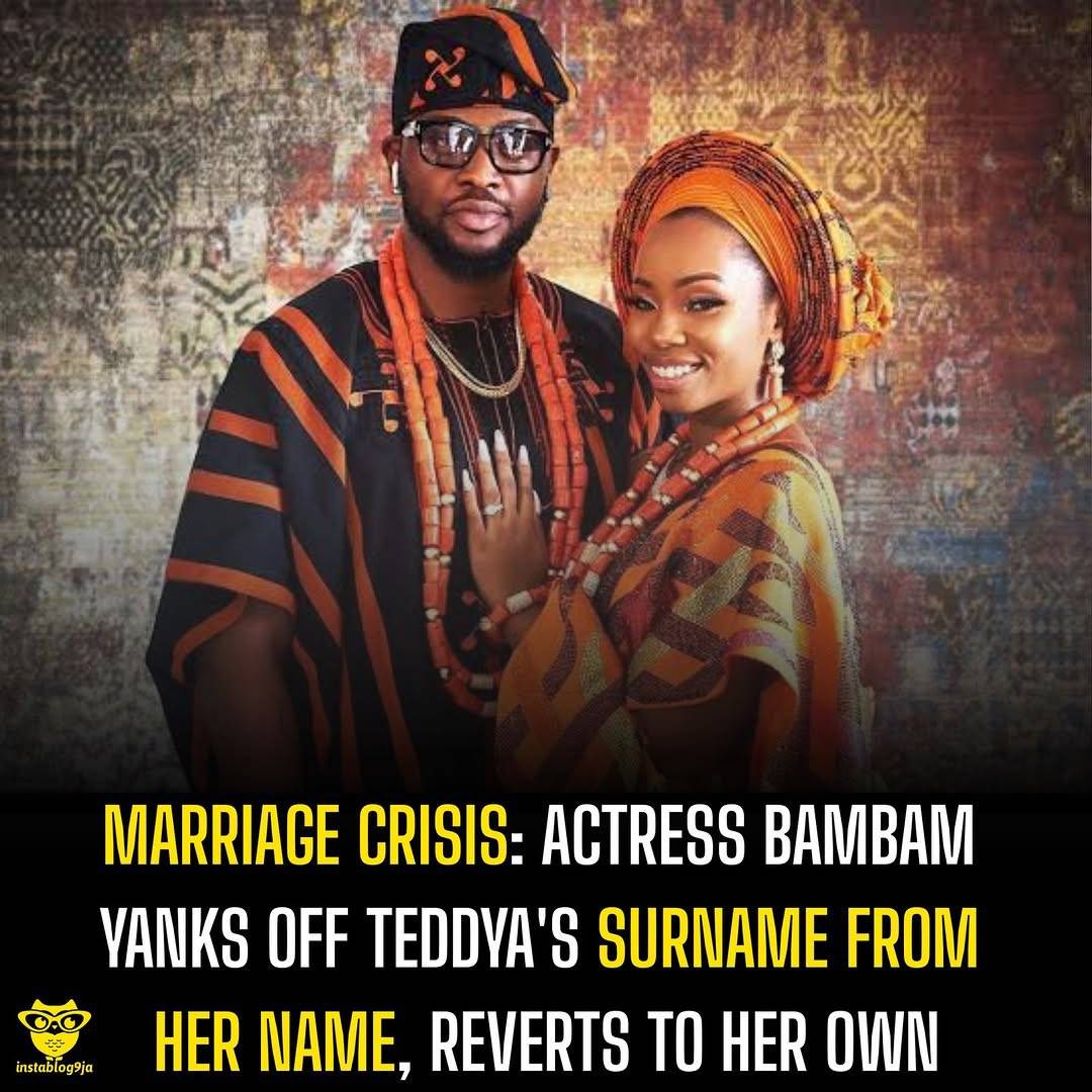 Marriage Crisis: Actress Bambam yanks off TeddyA’s surname from her name, reverts to her own