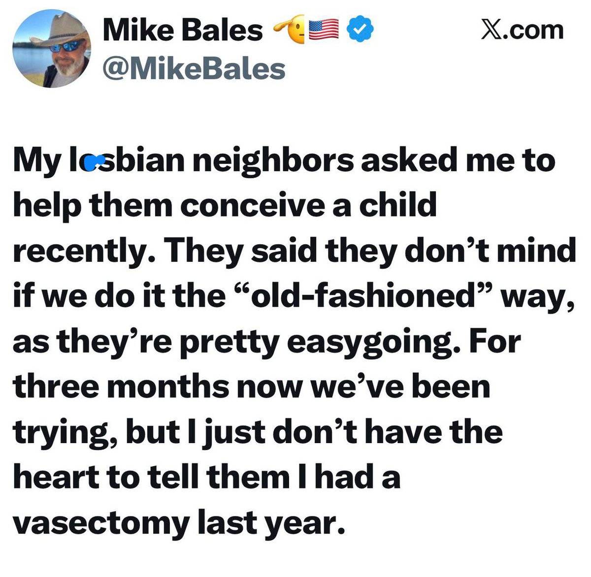 Man makes a shocking confession after his queer neighbors asked him to help them conceive a child