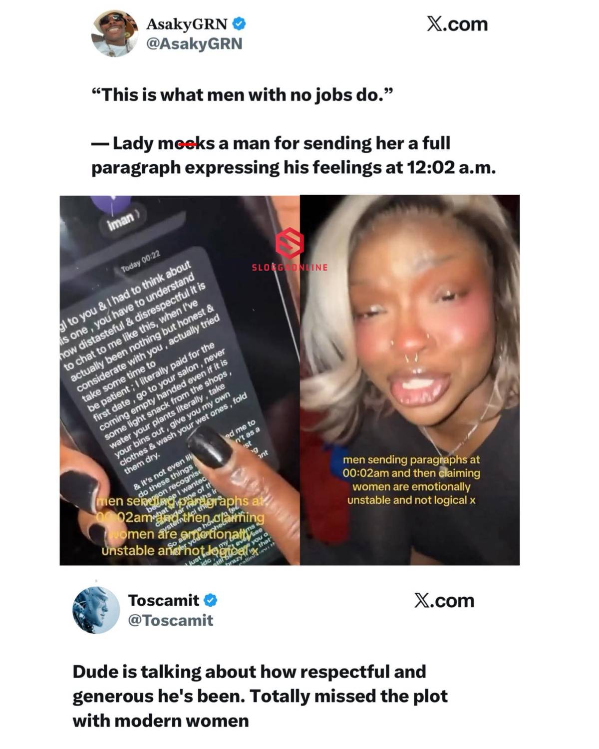 “This Is What Men With No Jobs Do” — Lady M0cks Man for Late-Night Love Message 💬😂
A lady has sti...