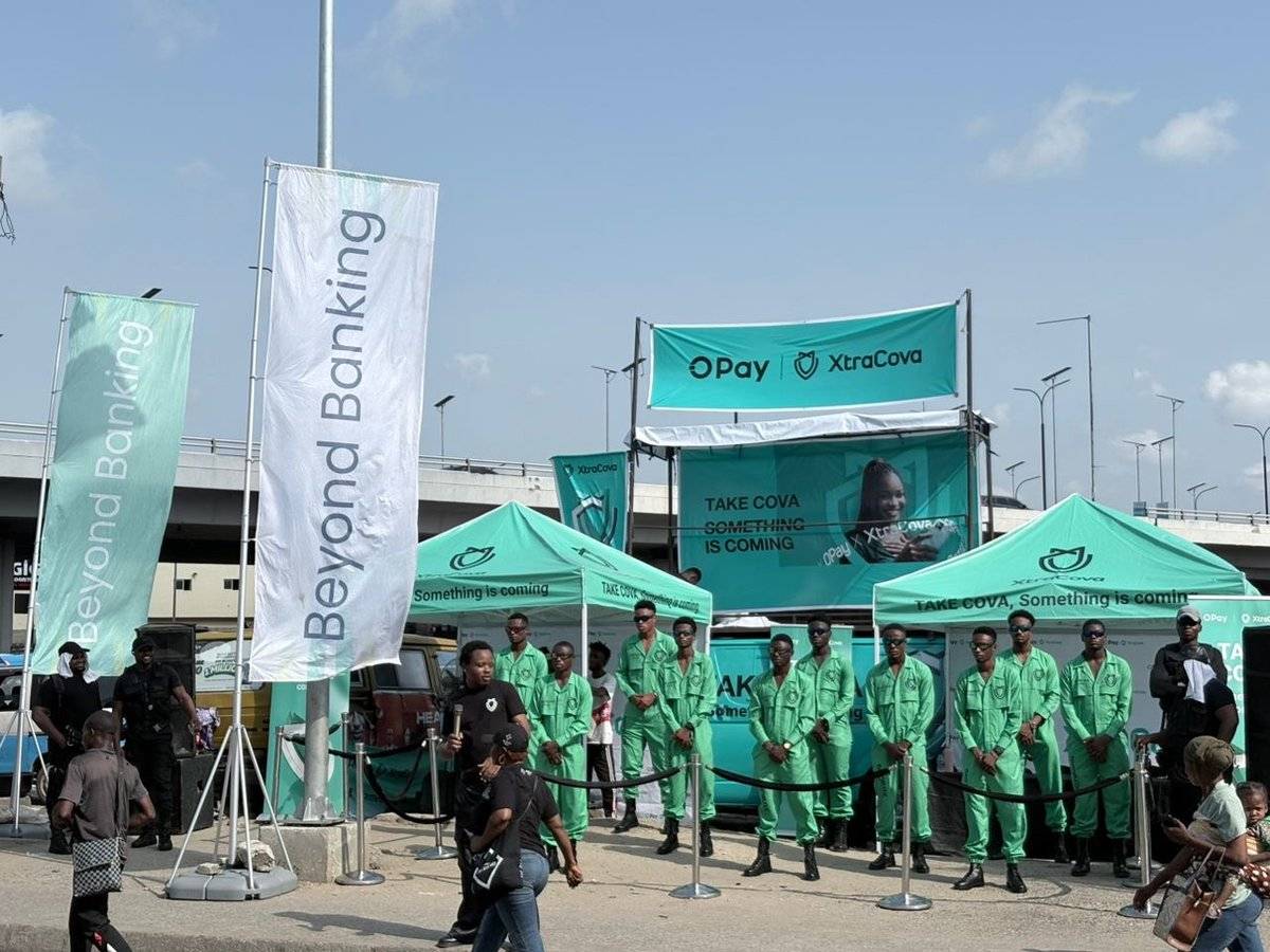 These Opay guys have been spotted in Lagos with banners saying “ take Cova, something is coming”
W...