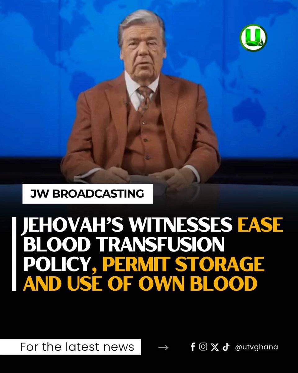 Jehovah’s Witnesses have revised their policy on blood transfusions, allowing members to have their...