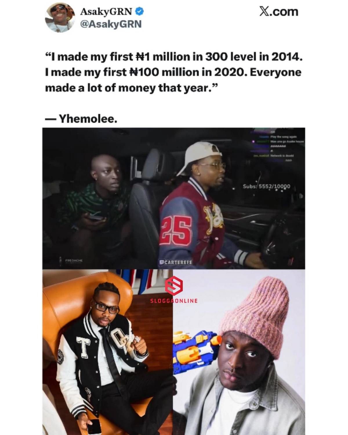 “I Made My First ₦1 Million in School, Then ₦100 Million in 2020” — Yhemolee Speaks
Yhemolee has sp...