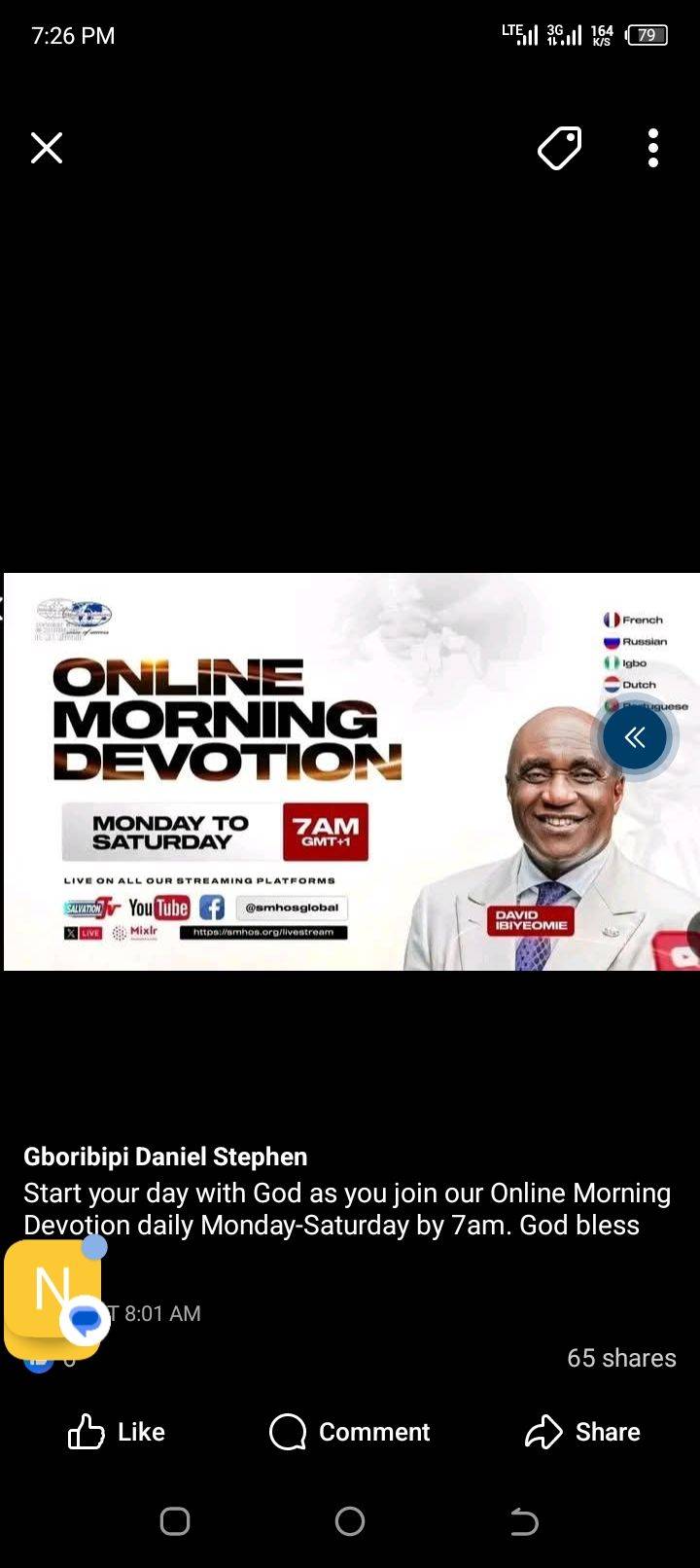 Start your day with God